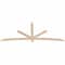 Ekena Millwork Alberta Smooth Timber Gable Bracket, Douglas Fir, 96"W x 40"H x 1 1/2"D x 3 1/2"F, 10/12 Pitch GBW096X40X0204ALB00SDF - alternate 4